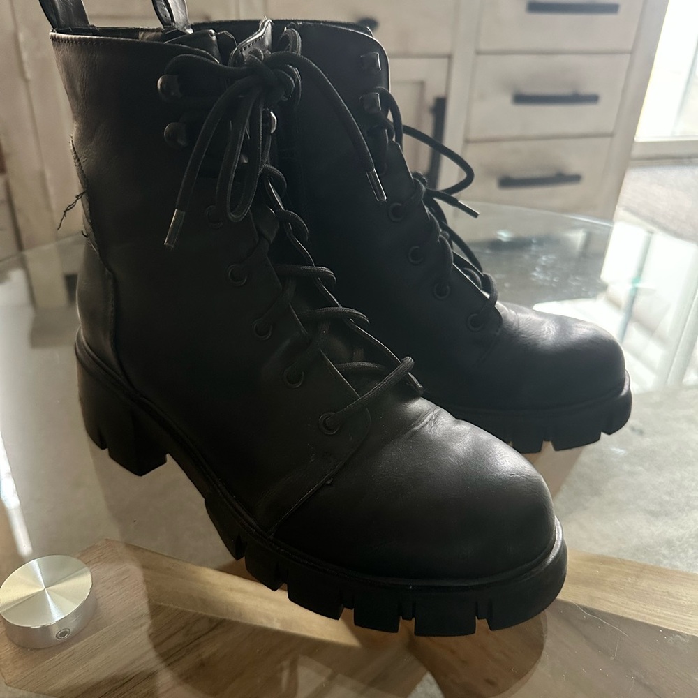 MIA Black Combat Boots